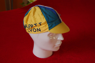 Casquette Cyclisme Vintage Tour De France - ASPTT Lyon - Bon état