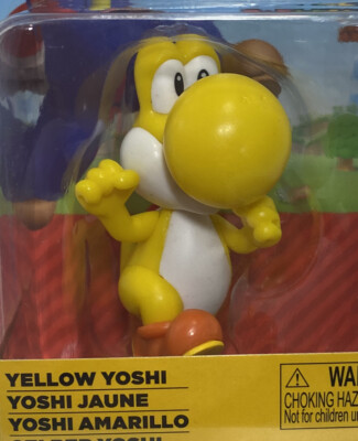 2020 JAKKS Pacific World of Nintendo 2.5 in Figure: YELLOW YOSHI