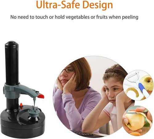 Fast and Efficient Electric Potato Peeler with Adjustable Arm & 13 Extra Blades - Picture 9 of 9