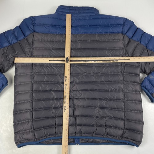 Gerry Jacket Mens 2XL XXL Gray 650 Down Puffer Full Zip Hiking Quilted Outdoors - Picture 12 of 15