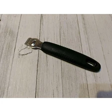 Chefmate Citrus Zester Grater black handle 6 3/4"