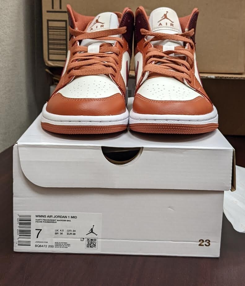 Dusty Peach Jordan Couleur Peche Nike Air Jordan Mid Dusty Peach