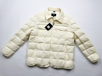 Mackage Men's Osmond Light Down Jacket Beige 44 XL US $650