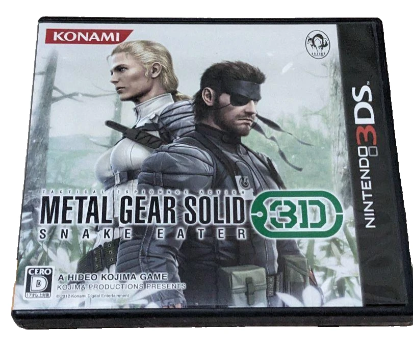 新品未開封 ニンテンドー3DS メタルギアソリッド3 スネークイーター3D Nintendo 3DS Metal Gear Solid 3: Snake Eater Video Games for sale