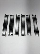 ATLAS HO GAUGE NICKEL SILVER 6" STRAIGHT SNAP TRACK. LOT OF 6 PCS. Code 100