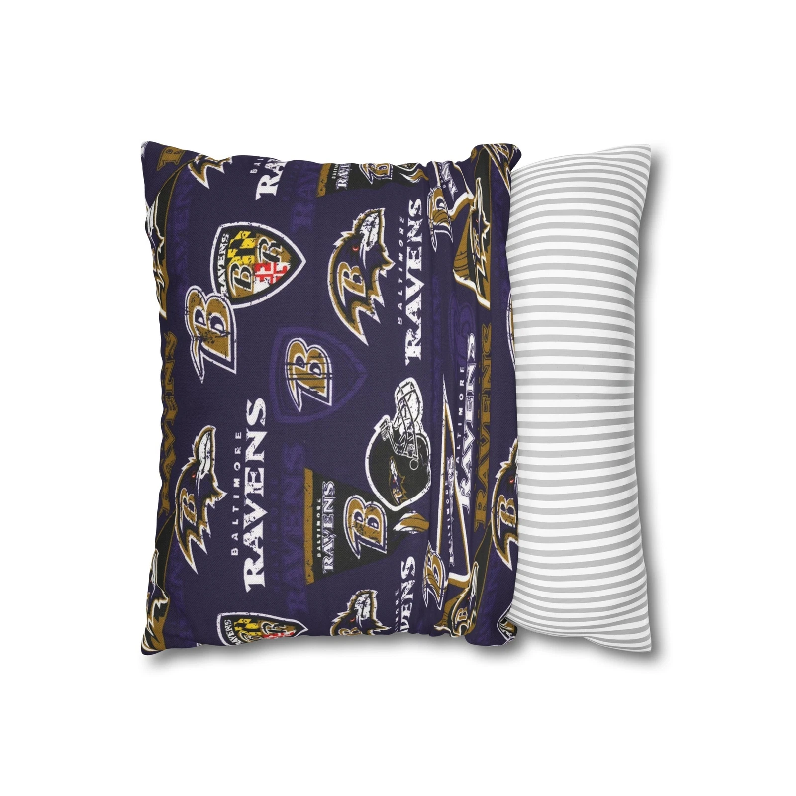 Baltimore Ravens Spun Square Pillowcase