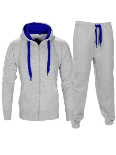 Neu Herren Trainingsanzug Set Fleece Kapuzenpullover Top +Hose Jogginghose S-3XL - Bild 19 von 27