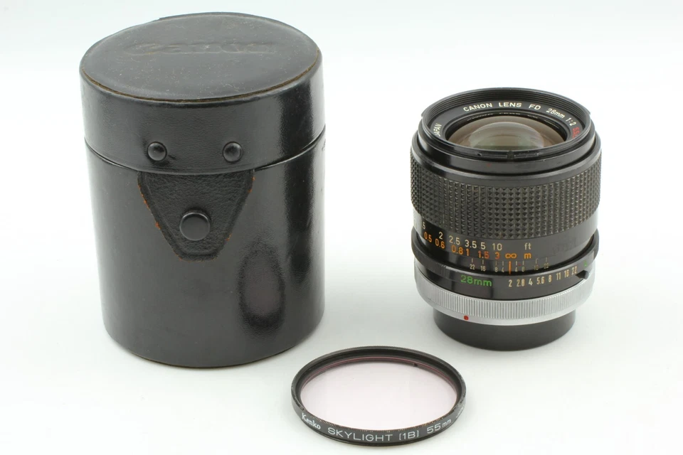 [EXC+++++ w/ Case] Canon FD 28mm f2 S.S.C SSC Wide Angle MF Lens From JAPAN - Image 2 of 4