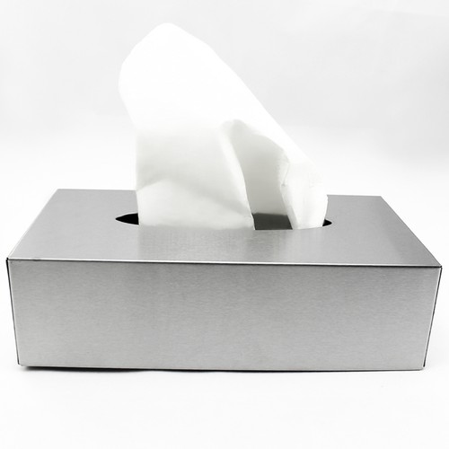 Vani Kosmetiktücherbox Edelstahl - Taschentuchspender Mit Klappdeckel