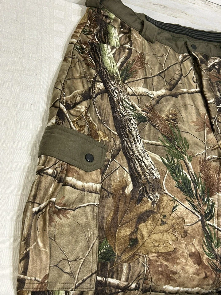 EXCELLENT! Scent-Lok AP Real Tree Camo Hunting Pant XXL 2XL Men THICK FLEECE - Image 3 of 4