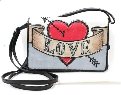 BRIGHTON Purse Crossbody Love Struck Organizer Multi-Color