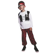 Kinder Piraten Kostüm / Karneval Fasching Jungen Seeräuber Party (Shirt & Hose)