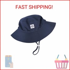 Baby Toddler Sun Hat,Kids Summer UPF 50 Foldable Beach Bucket Hat for Boys Girl