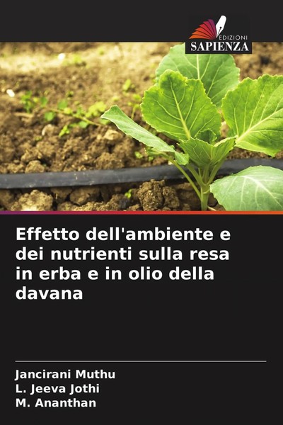Jancirani Muthu (U. A.) | Effetto Dell'ambiente E Dei Nutrienti Sulla Resa In...-image