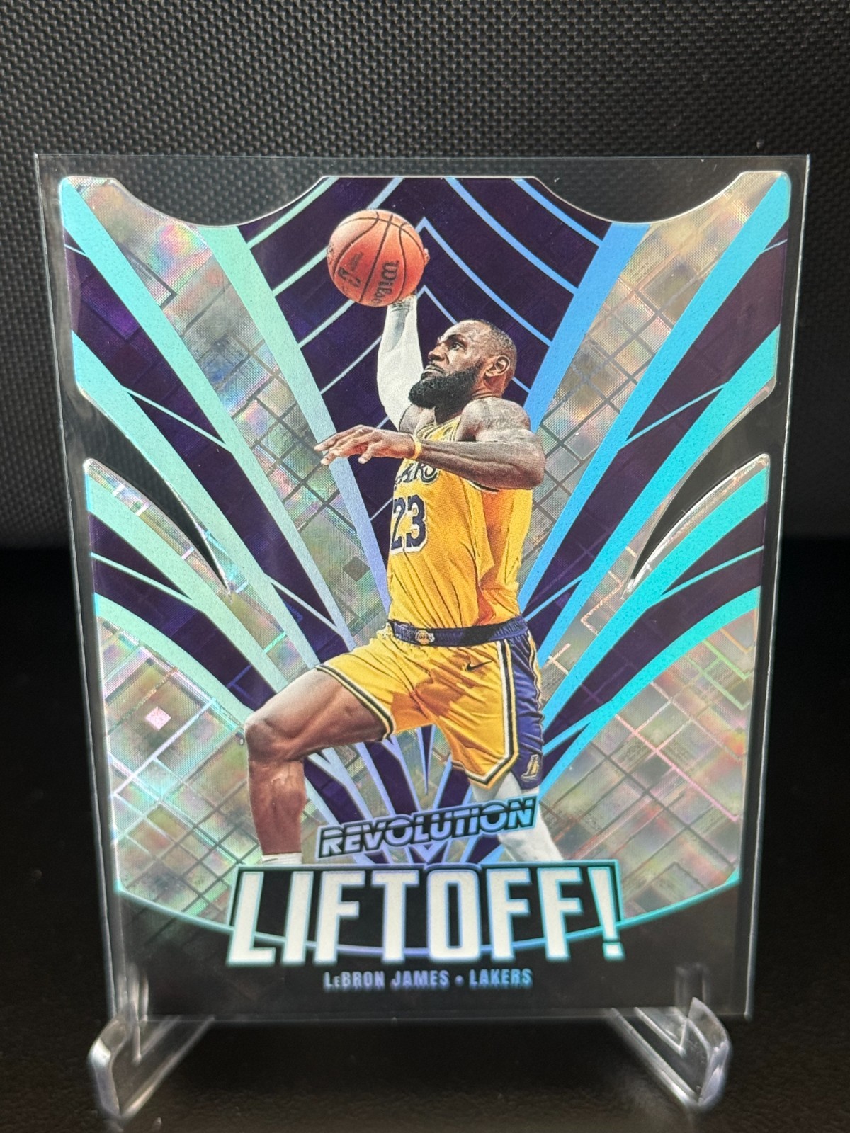 2023-24 Revolution Lebron James Lift Off Cosmic /99 (SEE CONDITION NOTES)