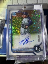 2022 Bowman Chrome Taj Bradley Auto Speckle Refractor 260/299