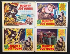 MIGHTY JOE YOUNG Lobby Card Set Terry Moore Ben Johnson Signed-Hollywood Posters