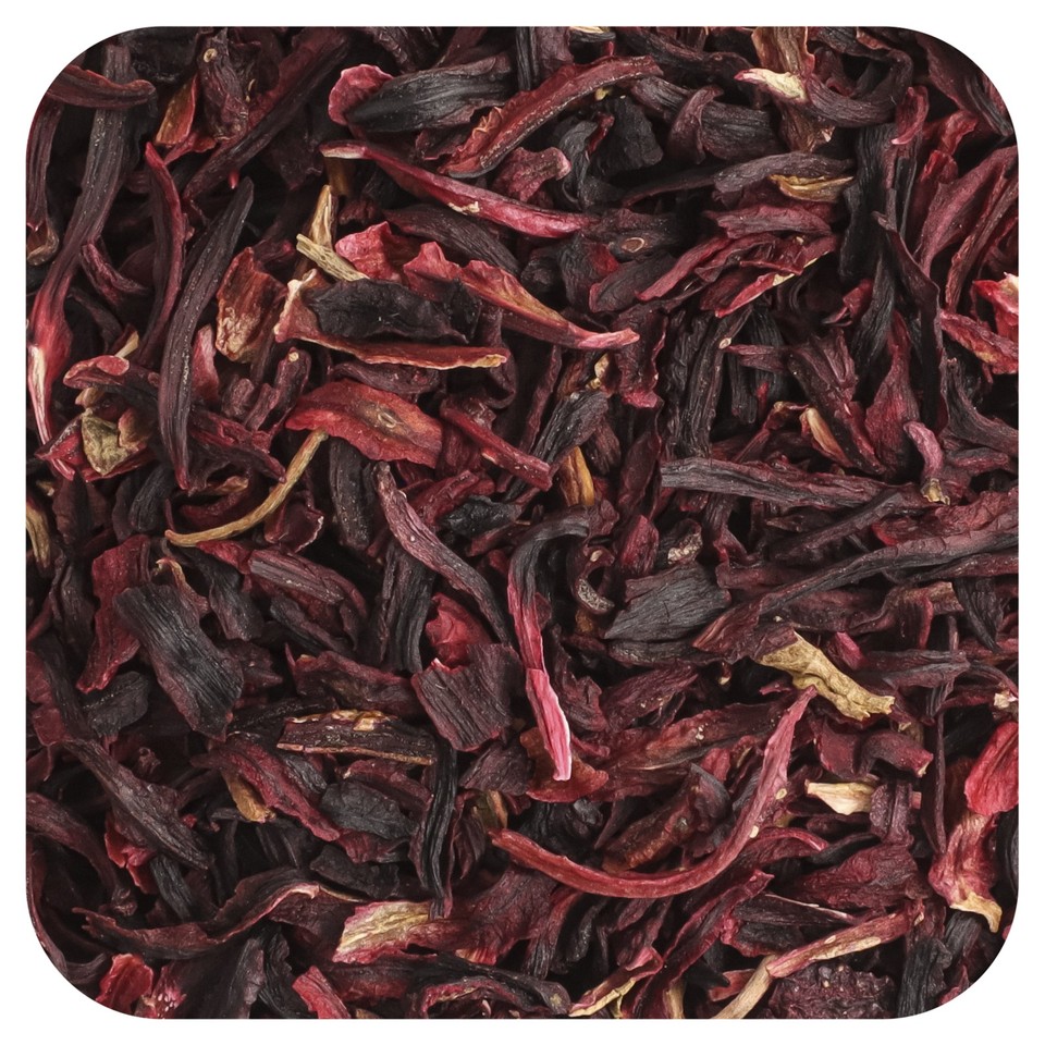 Organic Hibiscus Flowers, Cut & Sifted , 16 oz (453 g)
