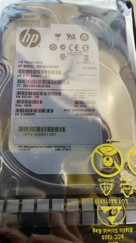 HP 536831-001 1TB 7.2K 3.5" Inch HOT-Swapable Midline HDD 649401-002