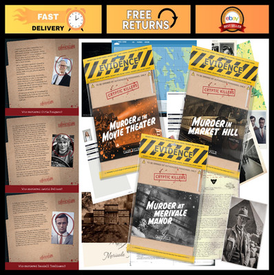 Unsolved Murder Mystery Game Bundle - Cold Case Investigation - 3 Pack for Parti