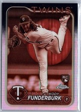 2024 Topps Chrome Kody Funderburk #297 Sepia Refractors Minnesota Twins