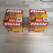 Fram X2 Extra Guard Ph3614 10k Mile Change Interval Spin-on Oil Filter Fram X2 Extra Guard Ph3614 10k Mile Change Interval Spin-on Oil Filter