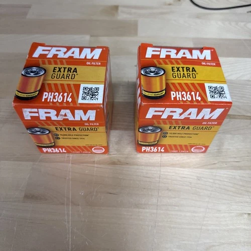 FRAM X2  Extra Guard PH3614, 10K Mile Change Interval Spin-On Oil Filter