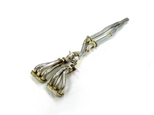 OBX Stainless Long Tube Manifold 03-08 Audi A3 Quattro Golf MK5 3.2L R32 VR6 LH