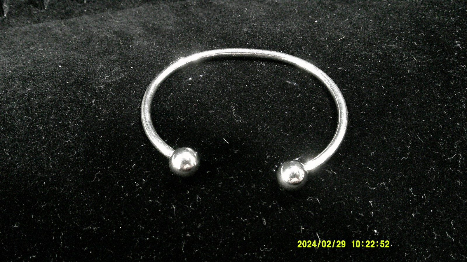 Solid Silver Screw on Bracelet - image 1