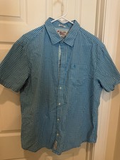 Original Penguin by MunsingWear XL Men s Classic Fit Turquoise/White Gingham