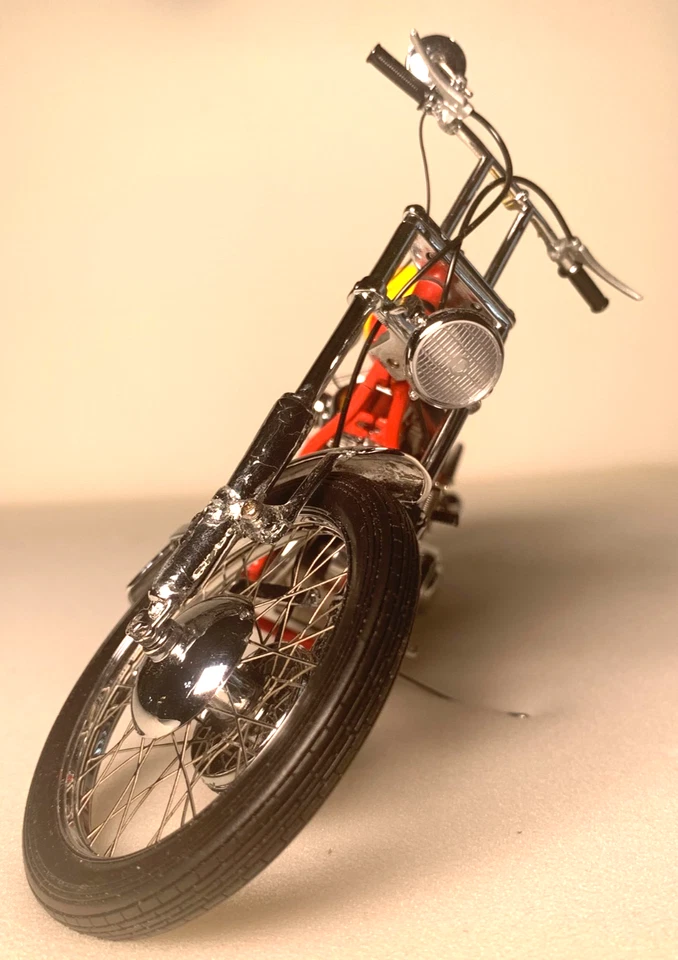 FRANKLIN MINT 1969 Harley Davidson Easy Rider Billy Bike scale 1:10 INV# 3038 - Image 2 of 4