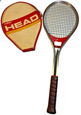 Vintage 1970s AMF HEAD Professional Aluminum Tennis Racket 4 1/2 Original Cover