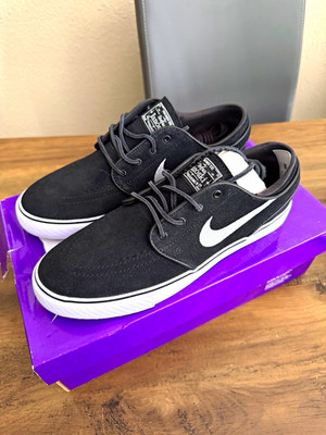 Nike SB Zoom Janoski OG+ Herren Sneaker Schwarz/Weiß Low Top EU 40.5 FD6757
