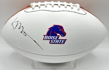 Kellen Moore Signed Autographed Boise State Broncos Logo Football Psa/Dna Coa