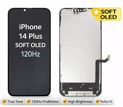 iPhone 14 Plus Display Soft OLED Bildschirm Ersatz True Tone 120Hz Screen