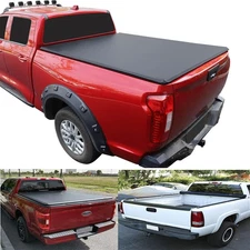 5.5ft Soft Roll-Up Truck Bed Tonneau Cover Compatible with 2007-2013 Tundra