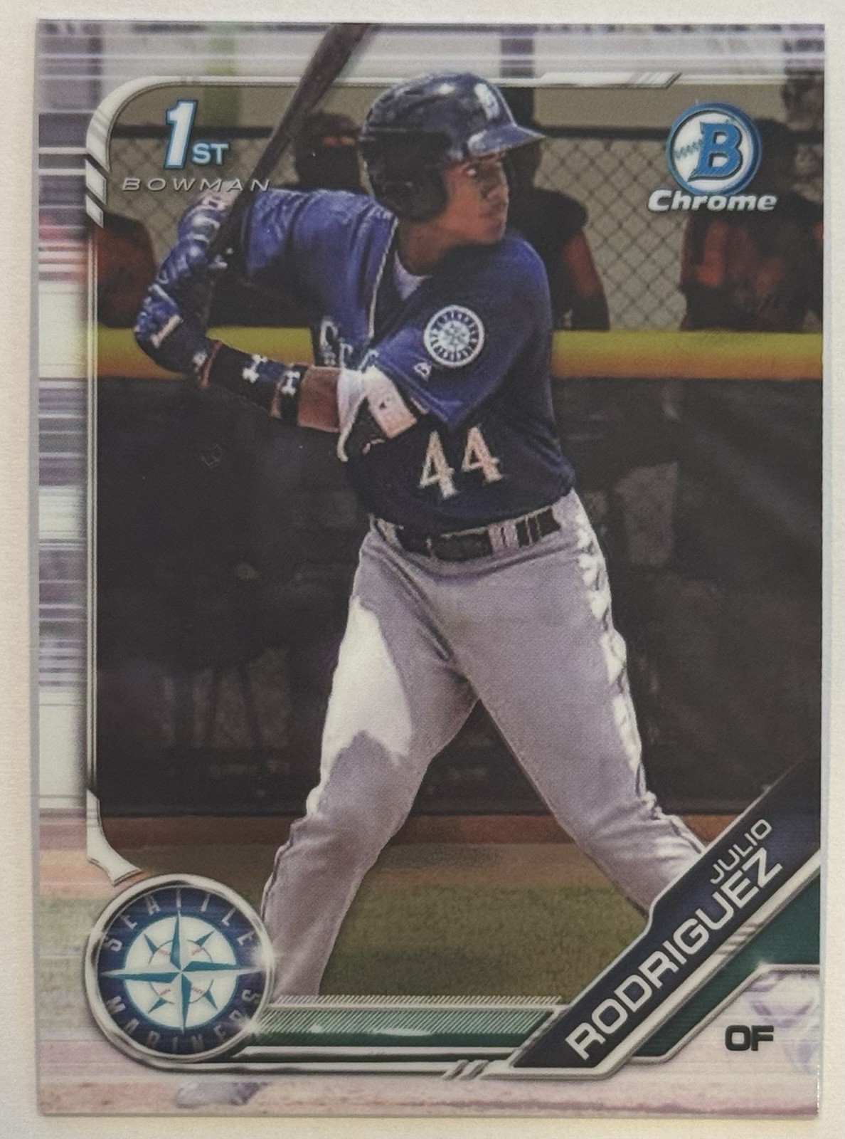 2019 Bowman Chrome Julio Rodriguez 1st #BCP-33 Mariners