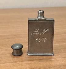 LOTTO AVANCARICA_ANTICO PORTA POLVERE DA SPARO_1890_No Ww1 Ww2 Elmetto Peltro