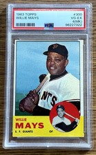 1963 Topps Willie Mays #300 Recent Grade PSA 4 San Francisco Giants HOF