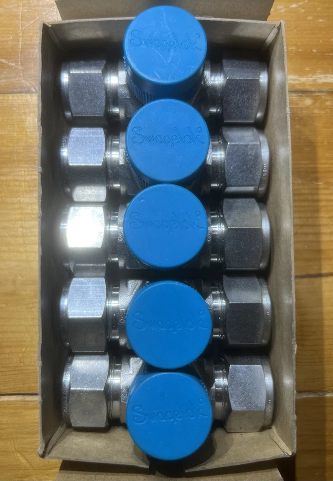 Swagelok SS-1210-3TTM New Stainless Steel Connectors 5 Tee Fittings - Image 2 of 4