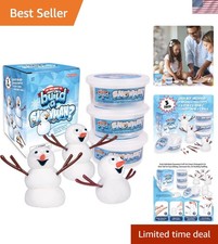 Snowman Craft Kit: 3 Easy DIY Foam Kits for Kids - Ideal Stocking Stuffers