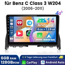 Für Mercedes Benz C-Klasse W204 S204 Android14 Autoradio Apple Carplay GPS 128G Für Mercedes Benz C-Klasse W204 S204 Android14 Autoradio Apple Carplay GPS 128G
