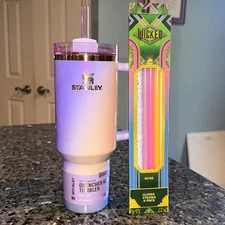 Stanley 1913 Wicked for Good x Target Glinda 40oz Quencher Tumbler & Straw Set
