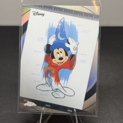 2026 Topps Chrome Disney Sorcerer's Apprentice Mickey Mouse I&P-3 Ink And Paint
