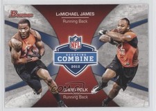 2012 Bowman Combine Competition LaMichael James Chris Polk #CC-JP 0a3
