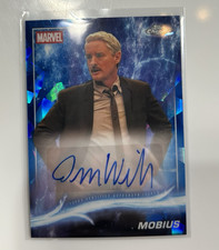 MOBIUS OWEN WILSON AA-OW Sapphire Auto 2025 Topps Marvel Studios Chrome Sapphire