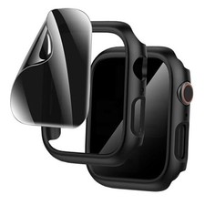 2 2-Pack for Apple Watch Series 9/8/7 Case, Anti-Peeping TPU Soft 45mm