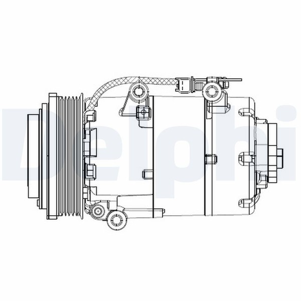Delphi Kompressor, Klimaanlage CS20358 FüR Ford-image