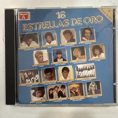 16 ESTRELLAS DE ORO (CD 1989) CBS TV LATIN POP BALADA BRAULIO MARISELA RARE OOP