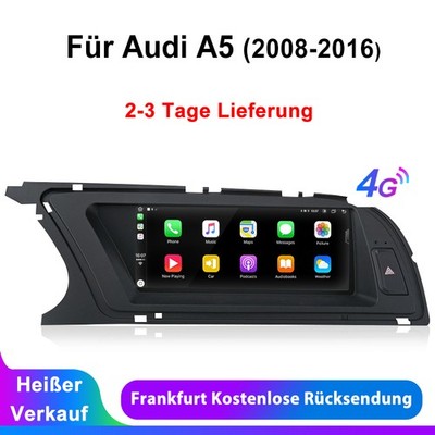 8.8''Android13 Für Audi A5 2008-2016 Carplay Autoradio GPS WIFI BT 6+128G 4G SWC